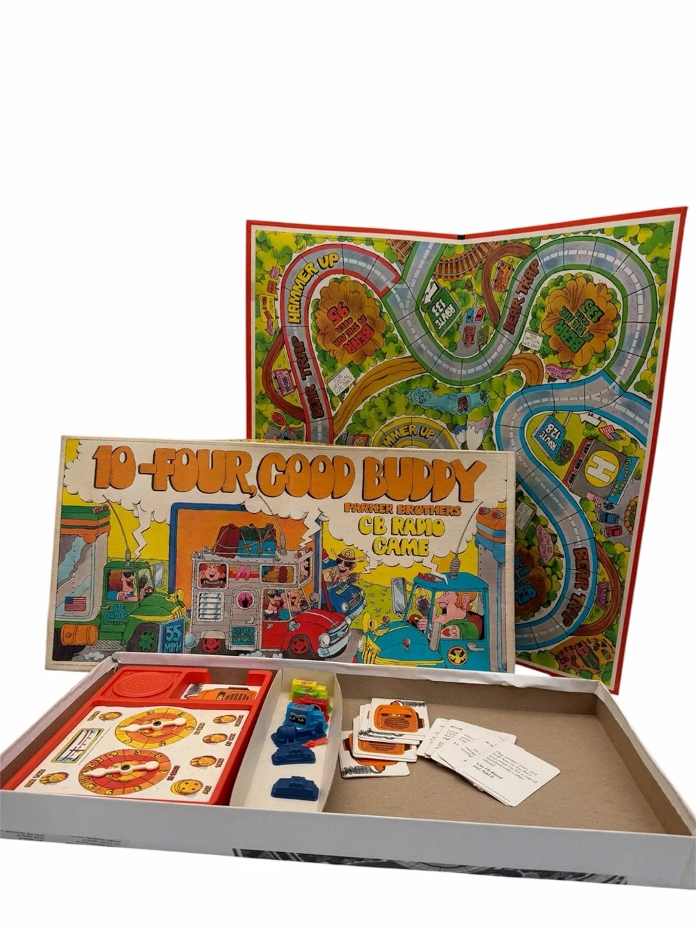 1976 Vintage 10-Four Good Buddy CB Radio Board Game Parker Brothers